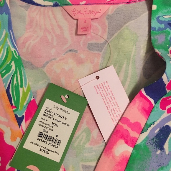 NWT Marvista Lilly Pulitzer wrap dress - Picture 2 of 2